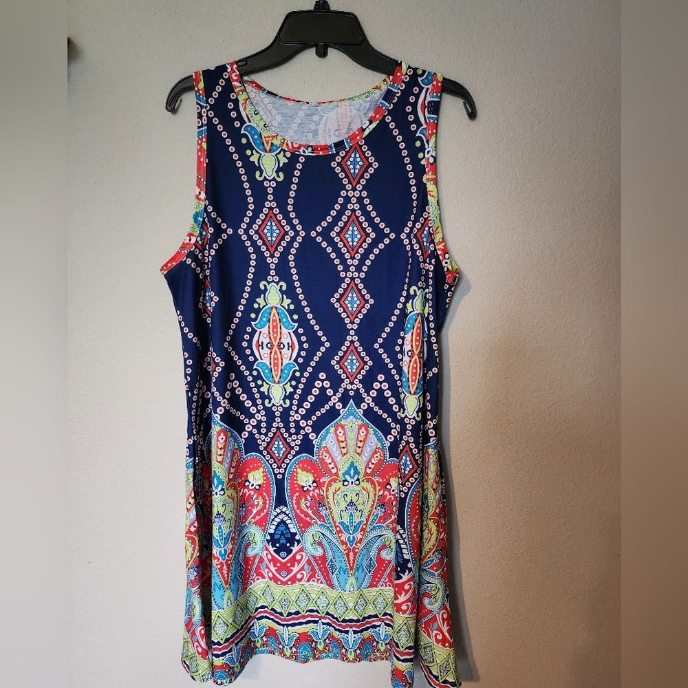 Womens Summer Dress with Pockets - Picture 5 of 5